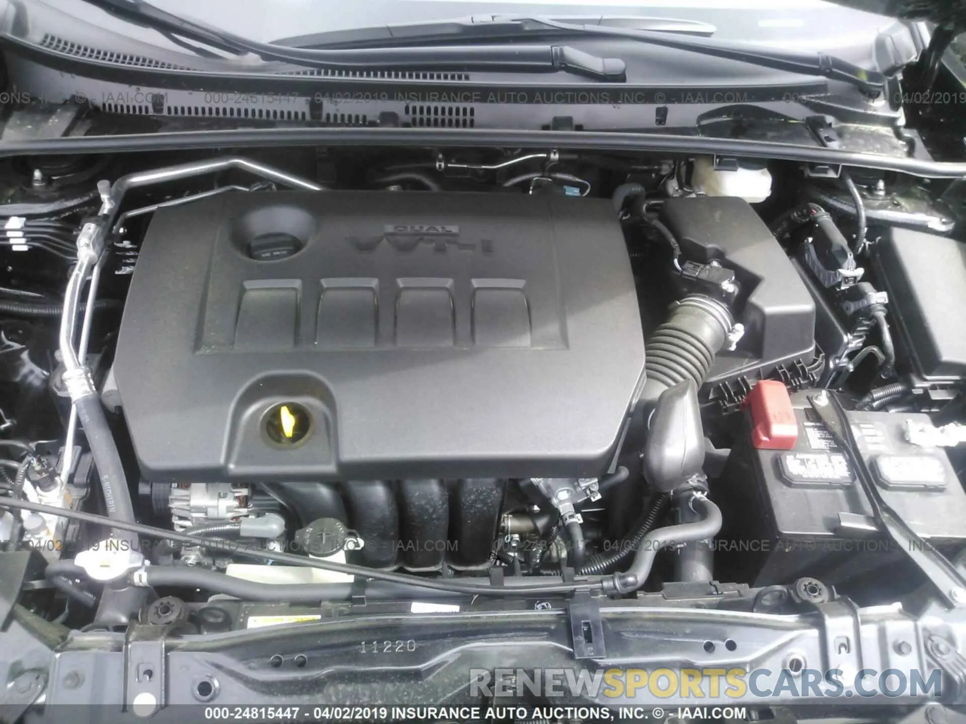 10 Photograph of a damaged car 5YFBURHE0KP886587 TOYOTA COROLLA 2019