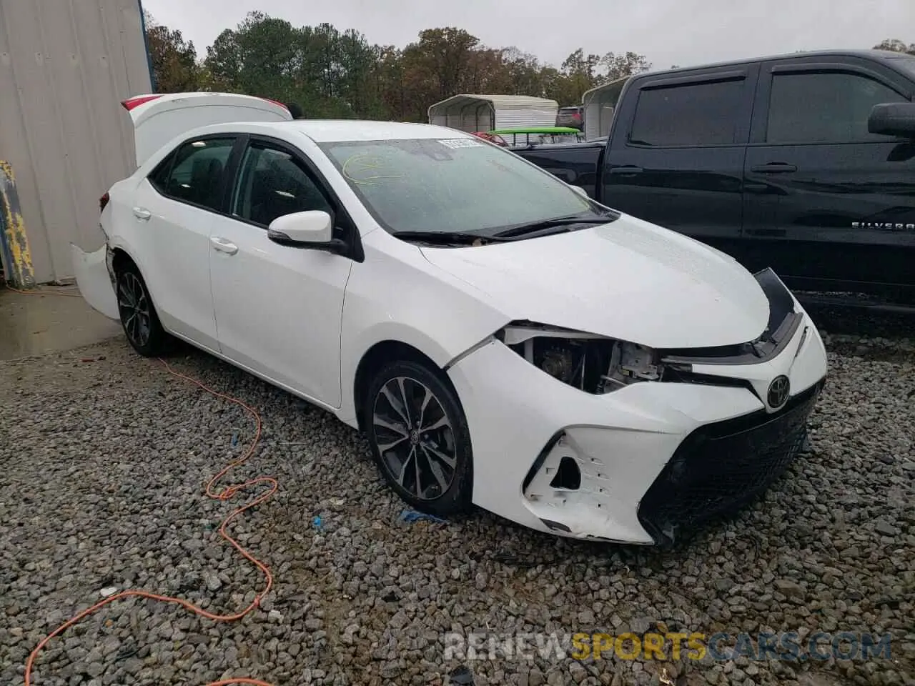 1 Photograph of a damaged car 5YFBURHE0KP888047 TOYOTA COROLLA 2019