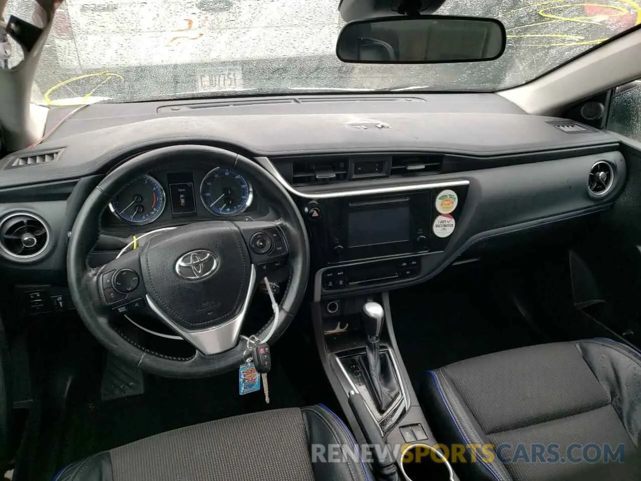 9 Photograph of a damaged car 5YFBURHE0KP888047 TOYOTA COROLLA 2019