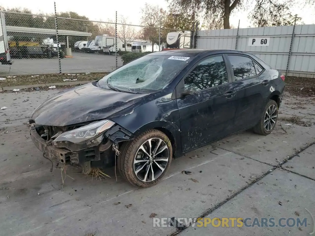 1 Photograph of a damaged car 5YFBURHE0KP888419 TOYOTA COROLLA 2019