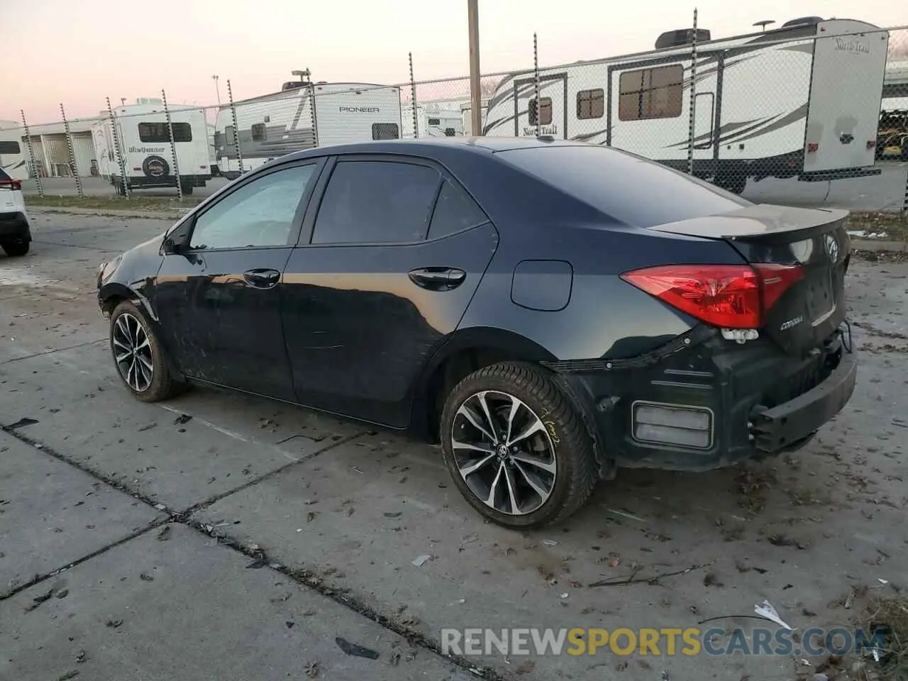 2 Photograph of a damaged car 5YFBURHE0KP888419 TOYOTA COROLLA 2019