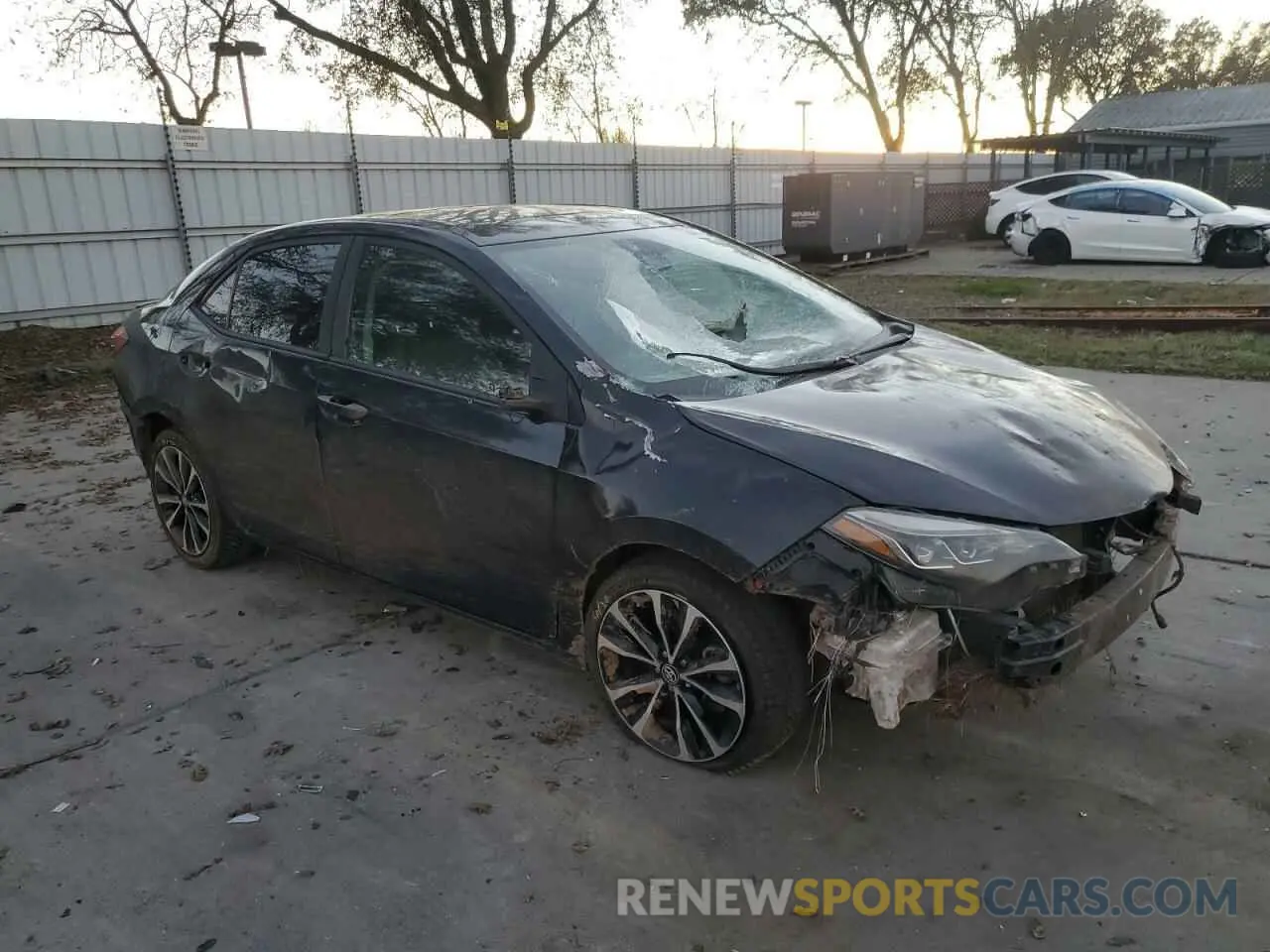 4 Photograph of a damaged car 5YFBURHE0KP888419 TOYOTA COROLLA 2019