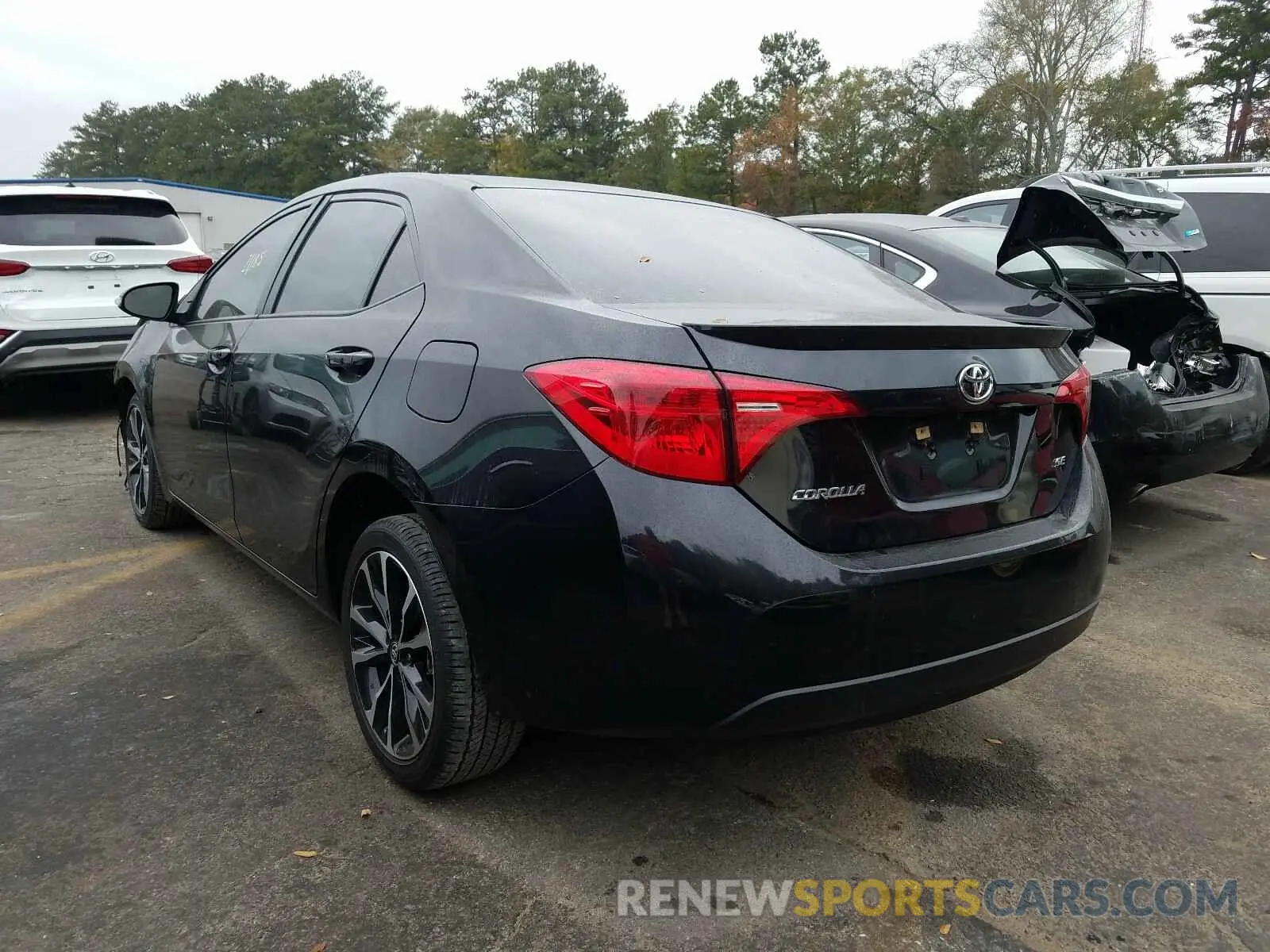 3 Photograph of a damaged car 5YFBURHE0KP888470 TOYOTA COROLLA 2019