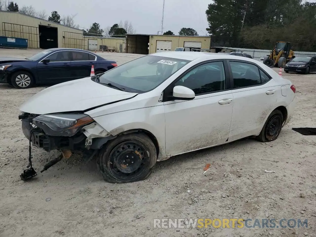 1 Photograph of a damaged car 5YFBURHE0KP892289 TOYOTA COROLLA 2019