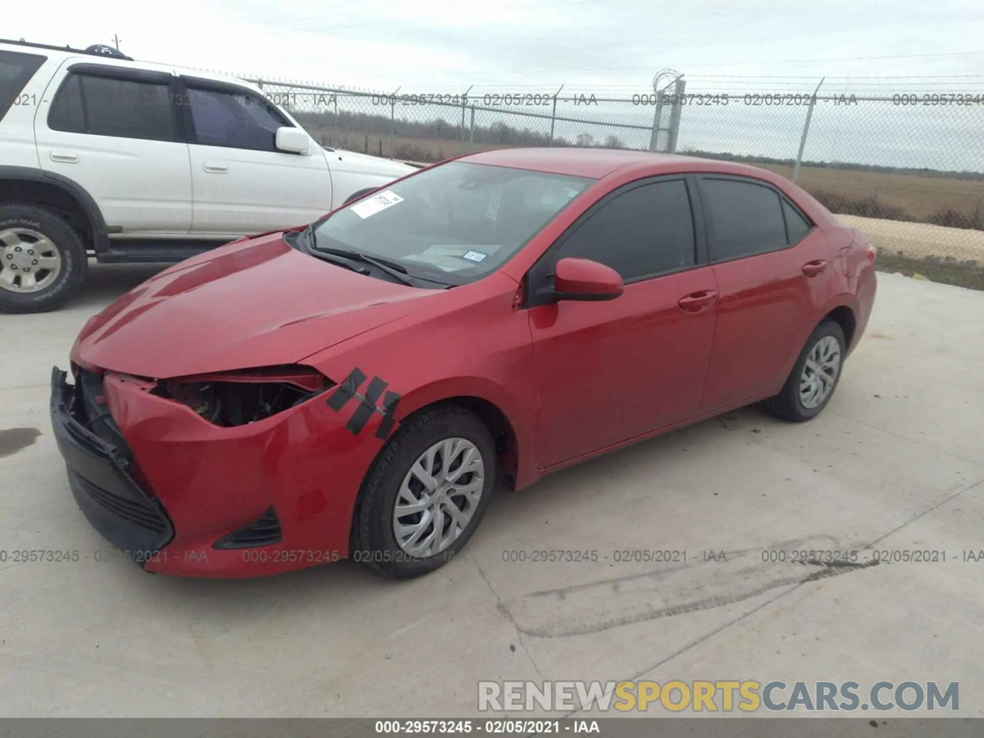2 Photograph of a damaged car 5YFBURHE0KP893037 TOYOTA COROLLA 2019