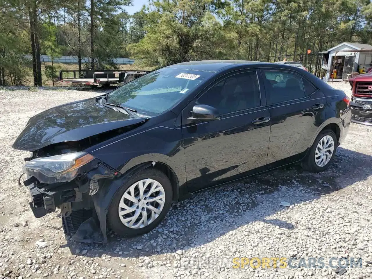 1 Photograph of a damaged car 5YFBURHE0KP894267 TOYOTA COROLLA 2019