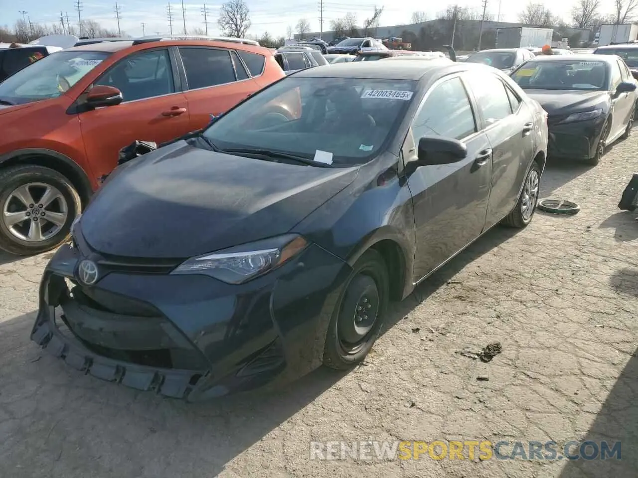 1 Photograph of a damaged car 5YFBURHE0KP898240 TOYOTA COROLLA 2019