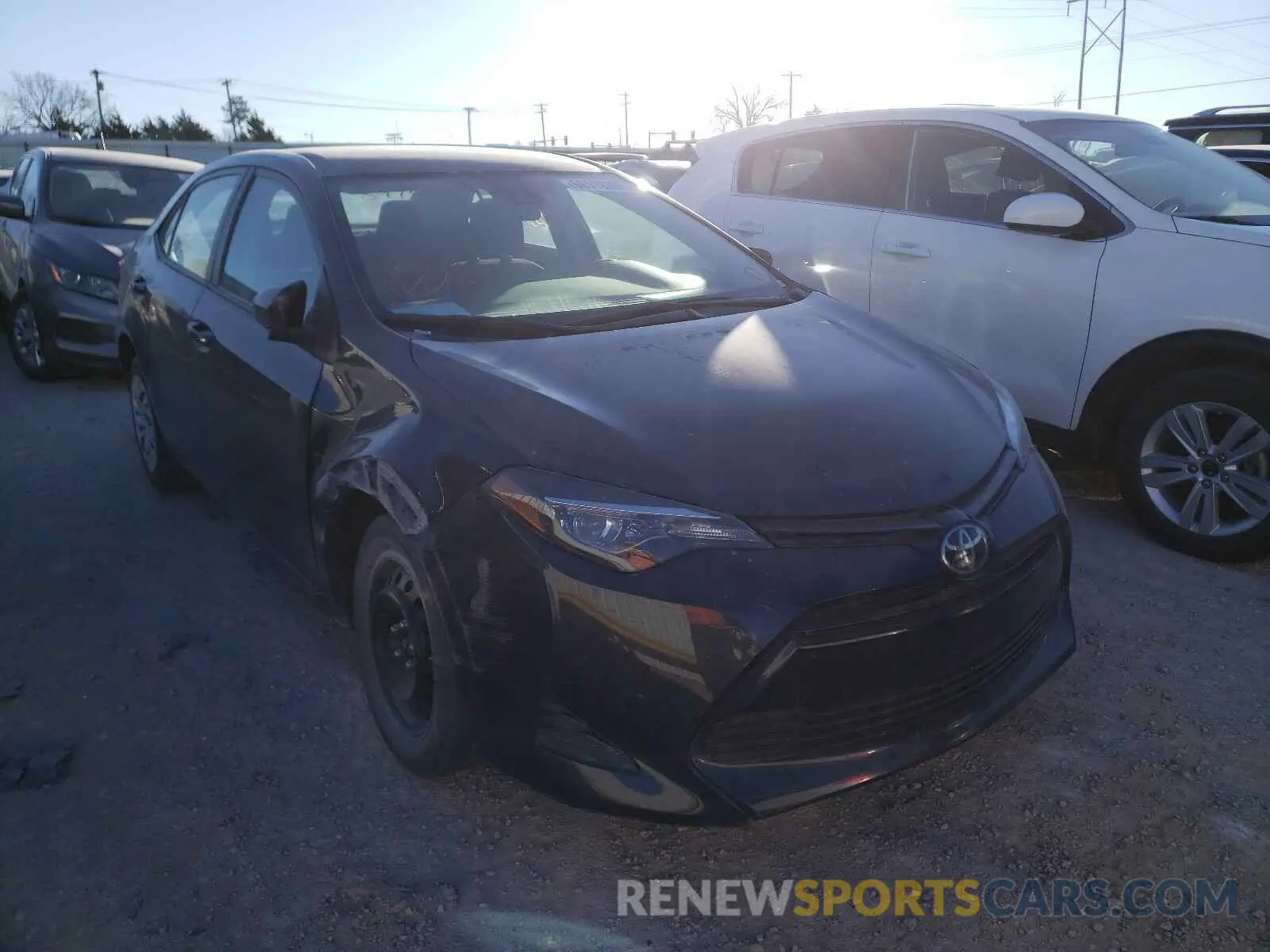 1 Photograph of a damaged car 5YFBURHE0KP899405 TOYOTA COROLLA 2019