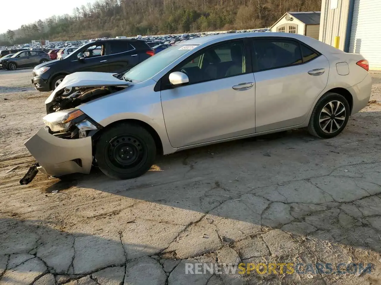 1 Photograph of a damaged car 5YFBURHE0KP900343 TOYOTA COROLLA 2019