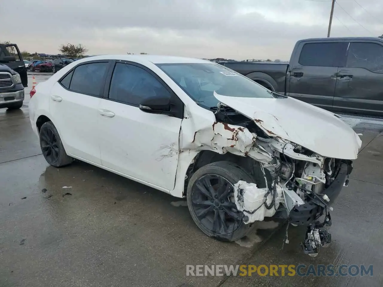 4 Photograph of a damaged car 5YFBURHE0KP904487 TOYOTA COROLLA 2019
