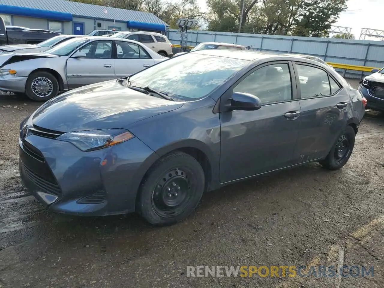 1 Photograph of a damaged car 5YFBURHE0KP907843 TOYOTA COROLLA 2019