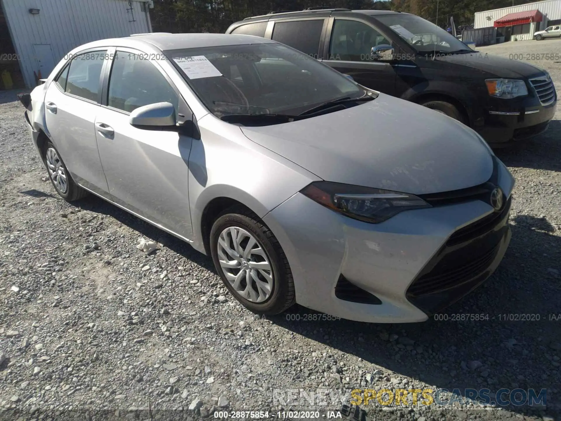 1 Photograph of a damaged car 5YFBURHE0KP917885 TOYOTA COROLLA 2019