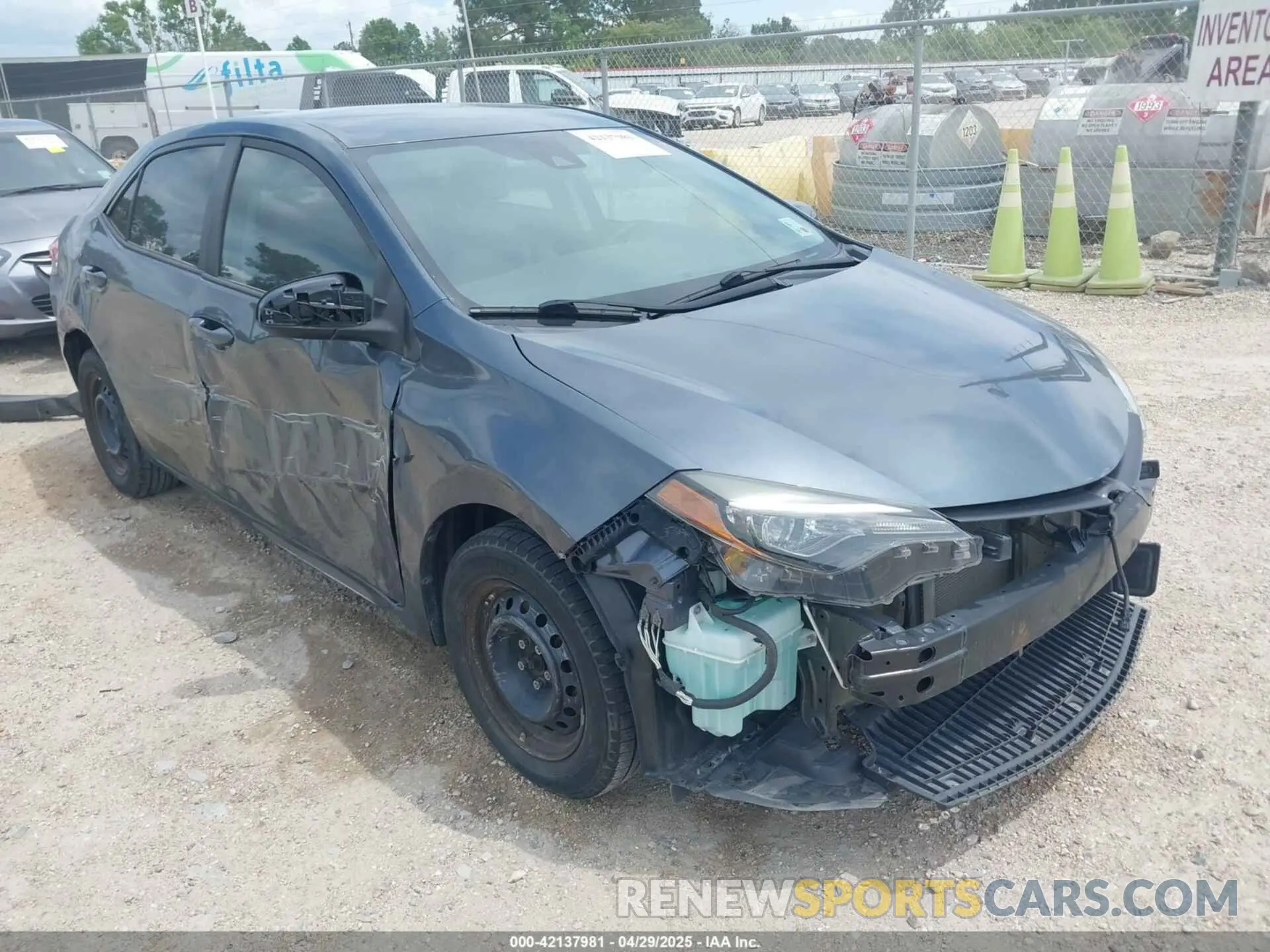 1 Фотография поврежденного автомобиля 5YFBURHE0KP922567 TOYOTA COROLLA 2019