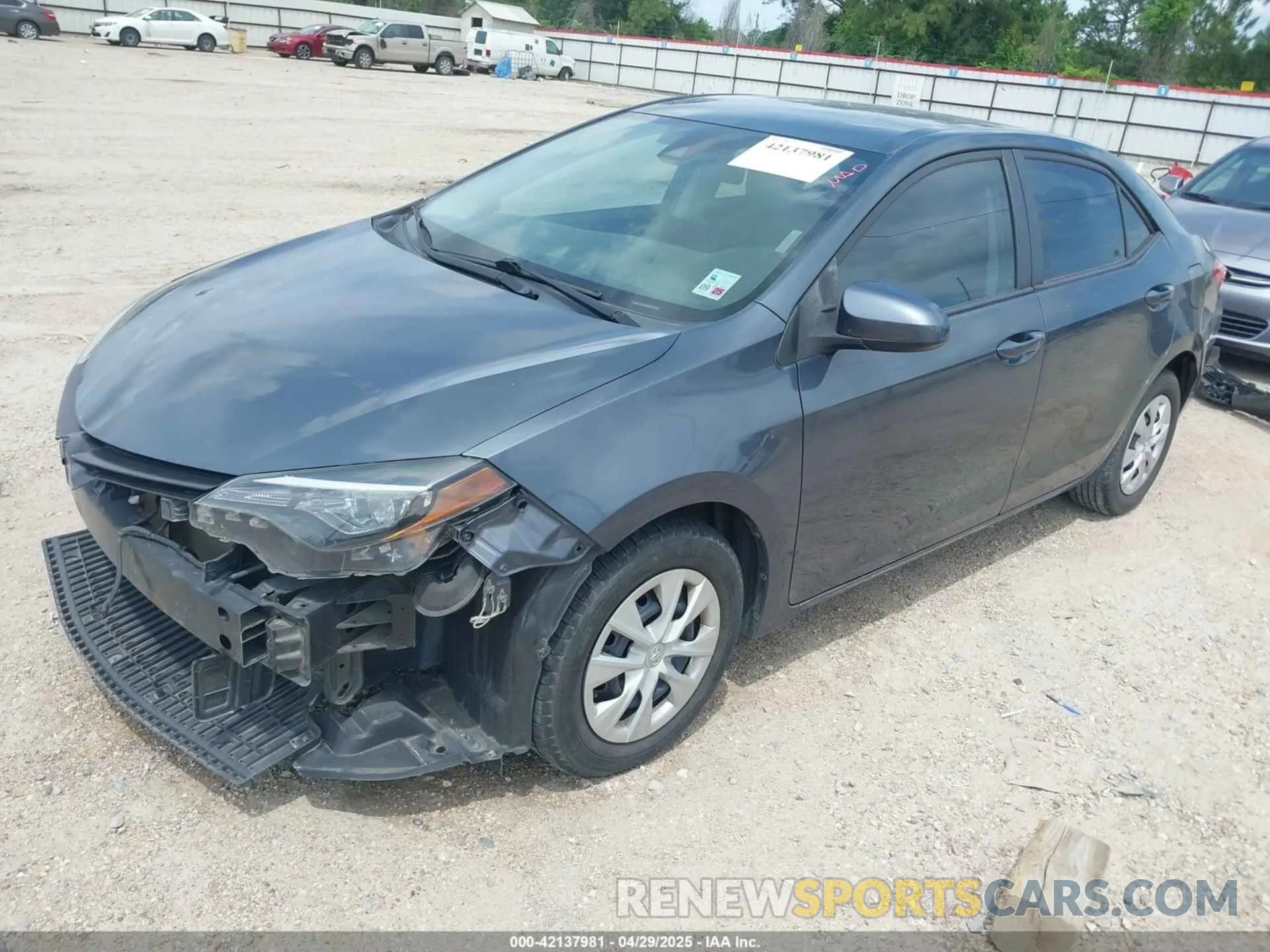 2 Фотография поврежденного автомобиля 5YFBURHE0KP922567 TOYOTA COROLLA 2019