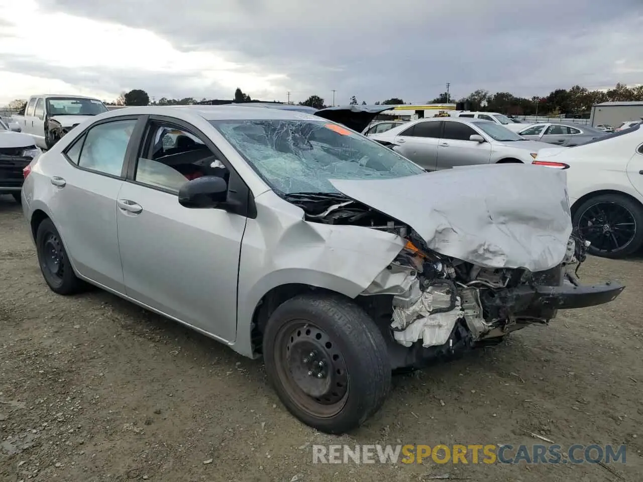 4 Photograph of a damaged car 5YFBURHE0KP931558 TOYOTA COROLLA 2019
