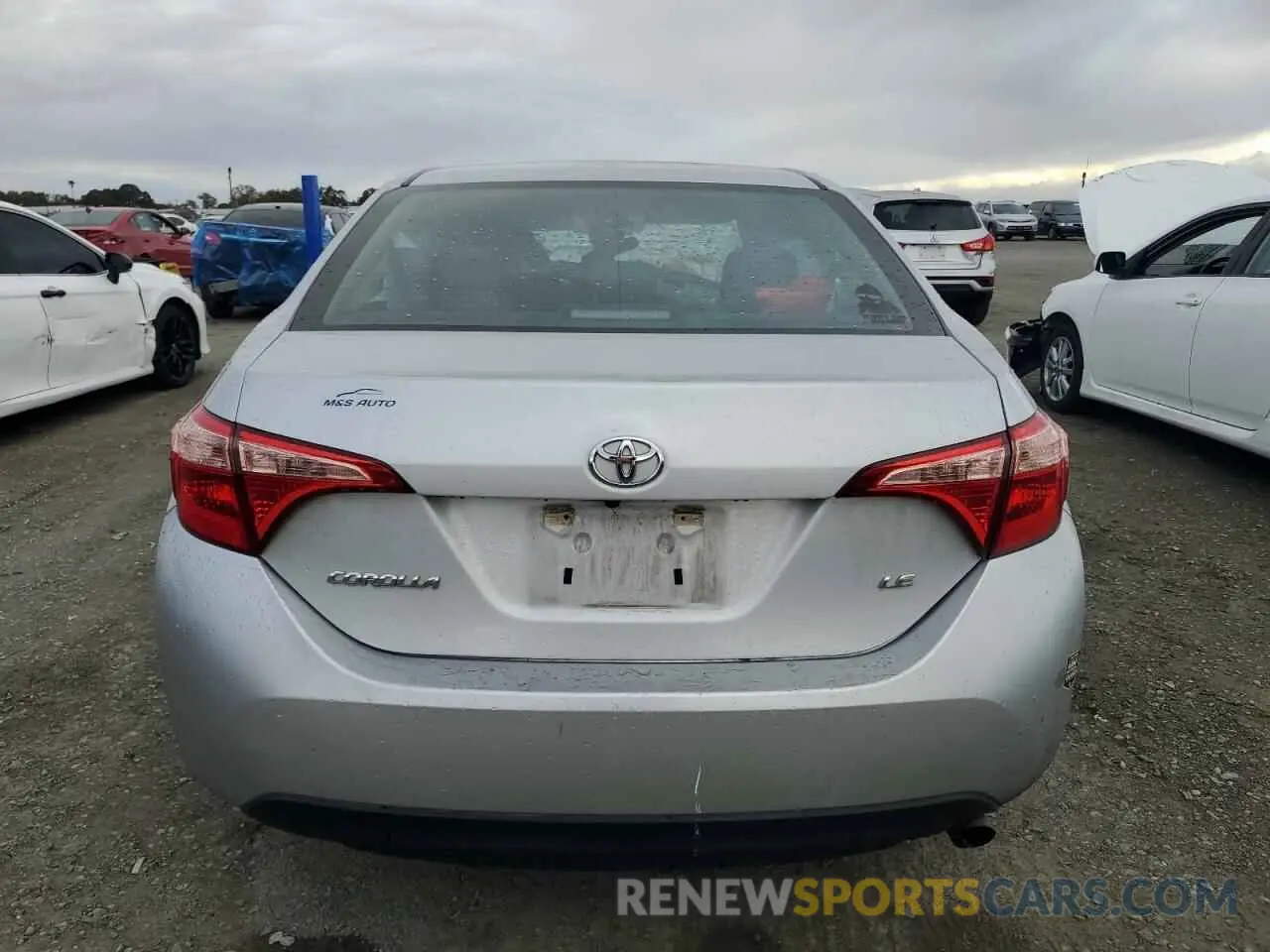 6 Photograph of a damaged car 5YFBURHE0KP931558 TOYOTA COROLLA 2019