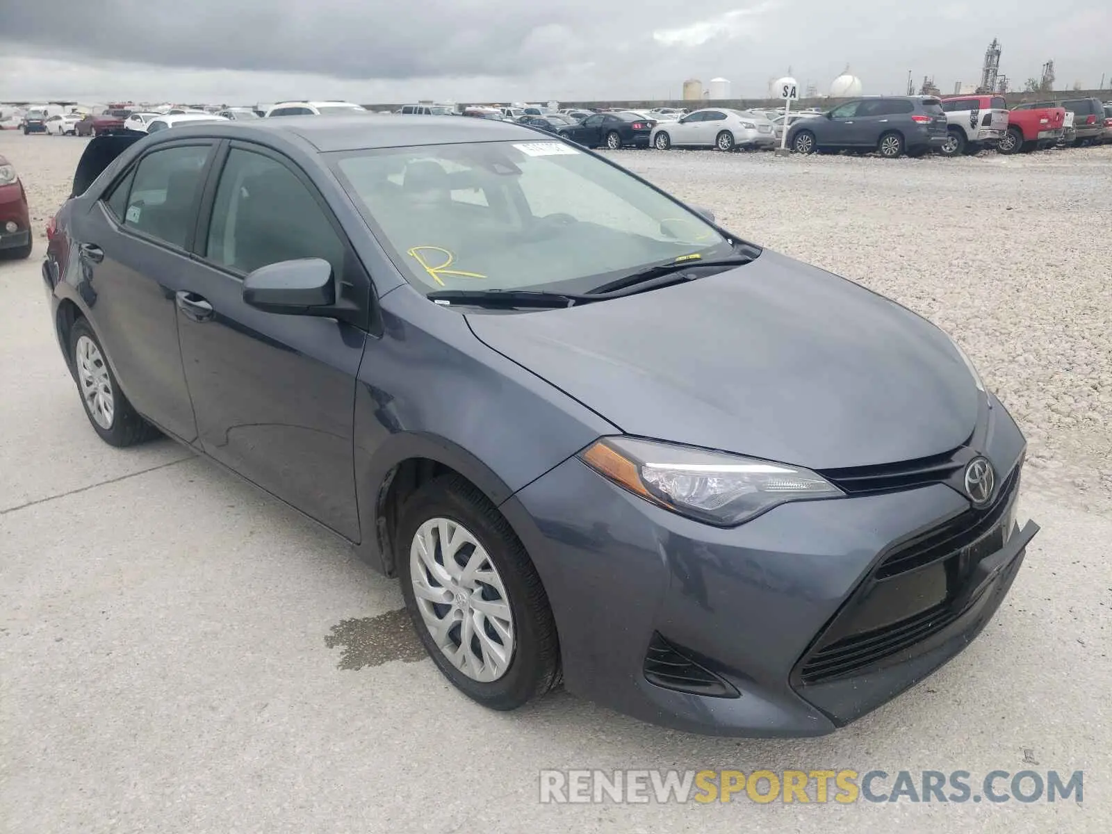 1 Photograph of a damaged car 5YFBURHE0KP932001 TOYOTA COROLLA 2019