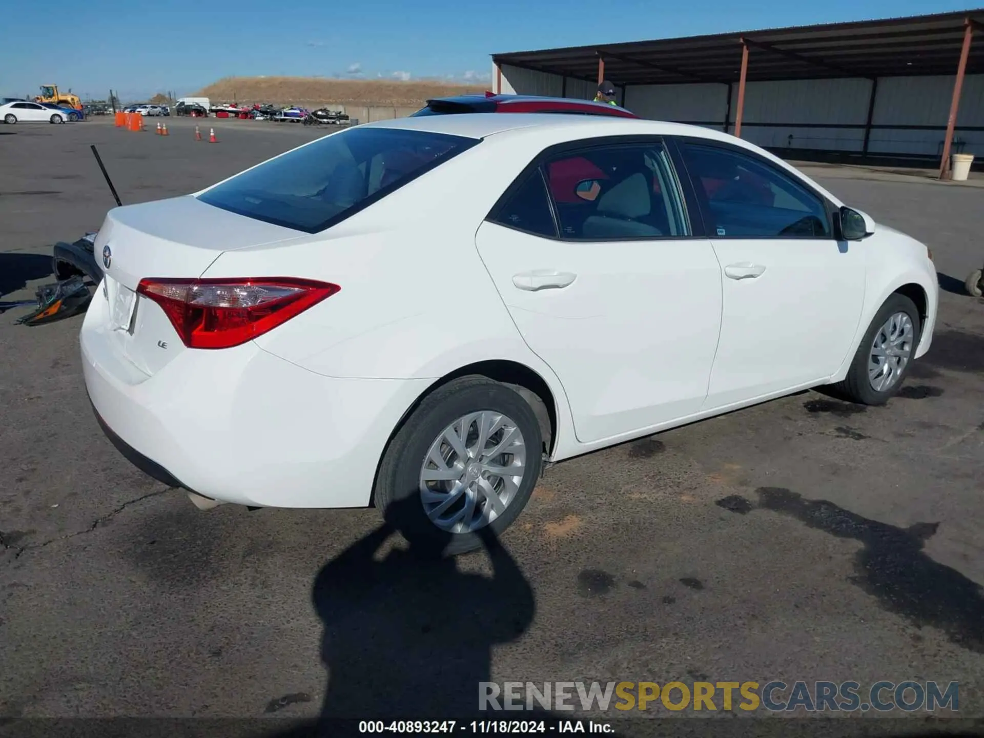 4 Photograph of a damaged car 5YFBURHE0KP935772 TOYOTA COROLLA 2019