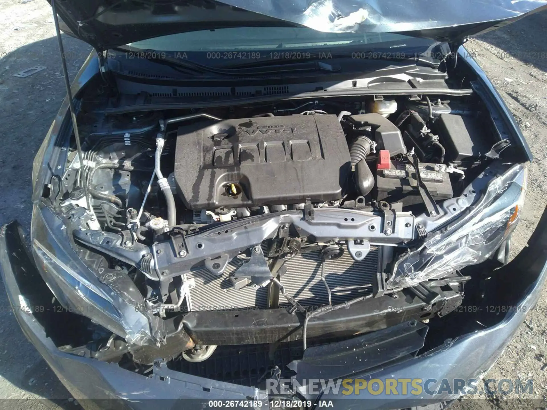 10 Photograph of a damaged car 5YFBURHE0KP936601 TOYOTA COROLLA 2019