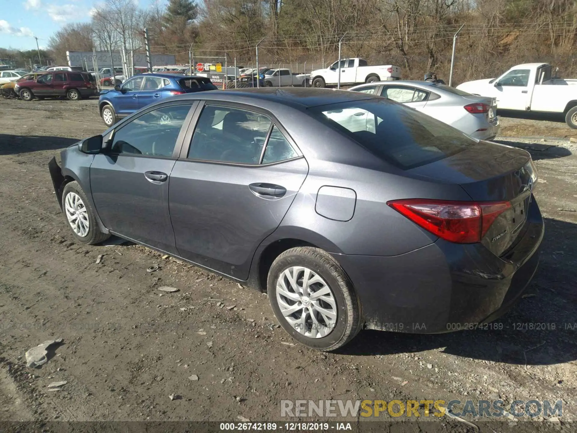 3 Photograph of a damaged car 5YFBURHE0KP936601 TOYOTA COROLLA 2019
