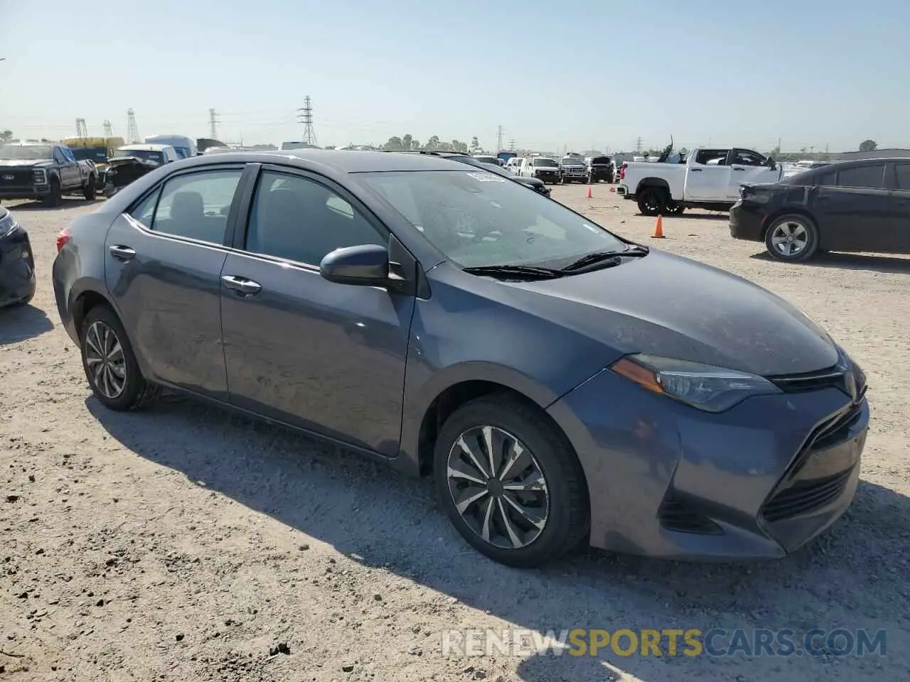 4 Photograph of a damaged car 5YFBURHE0KP937893 TOYOTA COROLLA 2019
