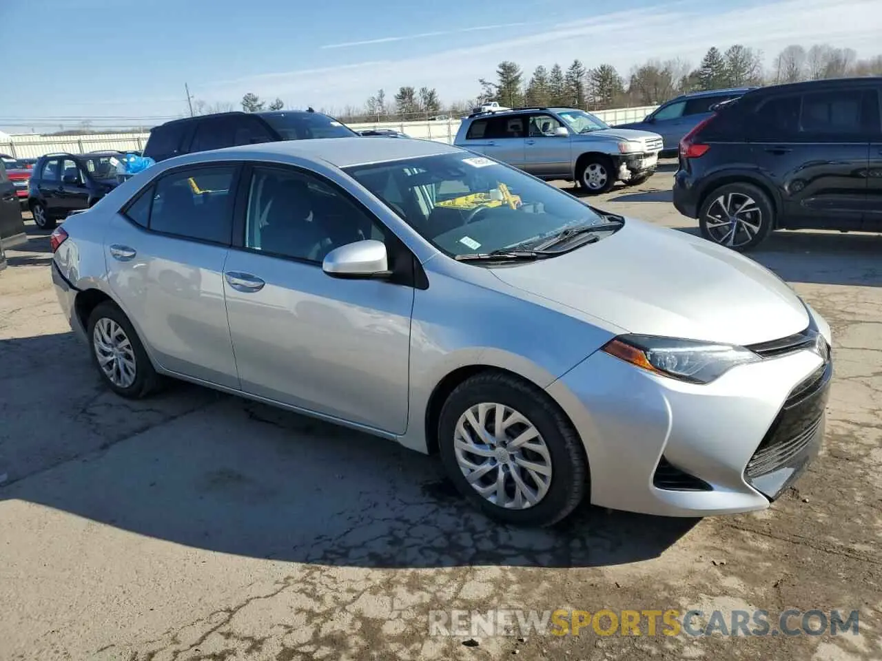 4 Фотография поврежденного автомобиля 5YFBURHE0KP938140 TOYOTA COROLLA 2019