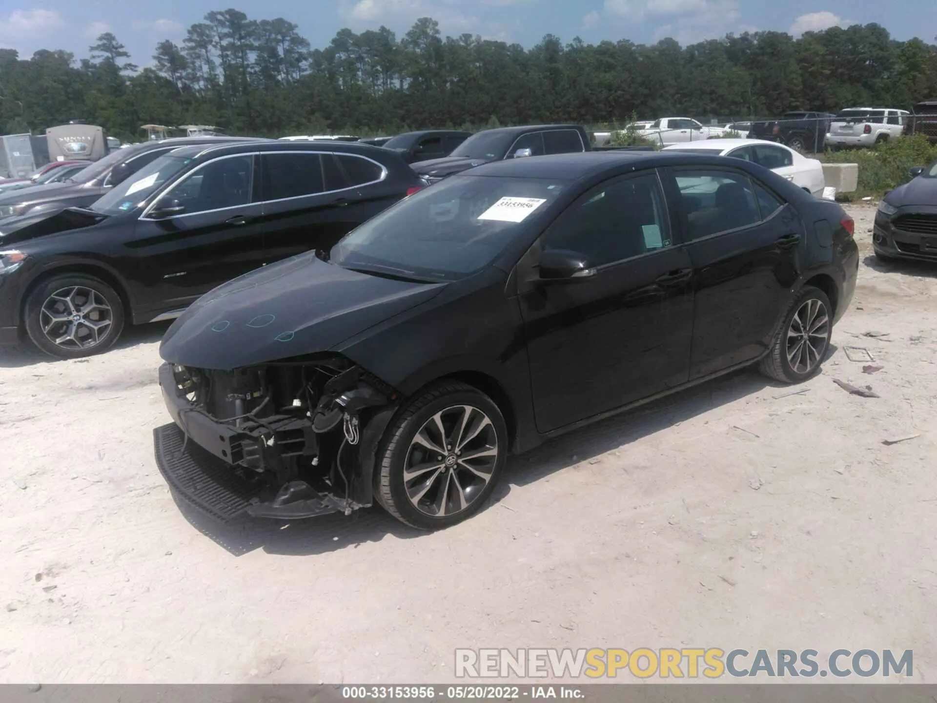 2 Photograph of a damaged car 5YFBURHE0KP938915 TOYOTA COROLLA 2019