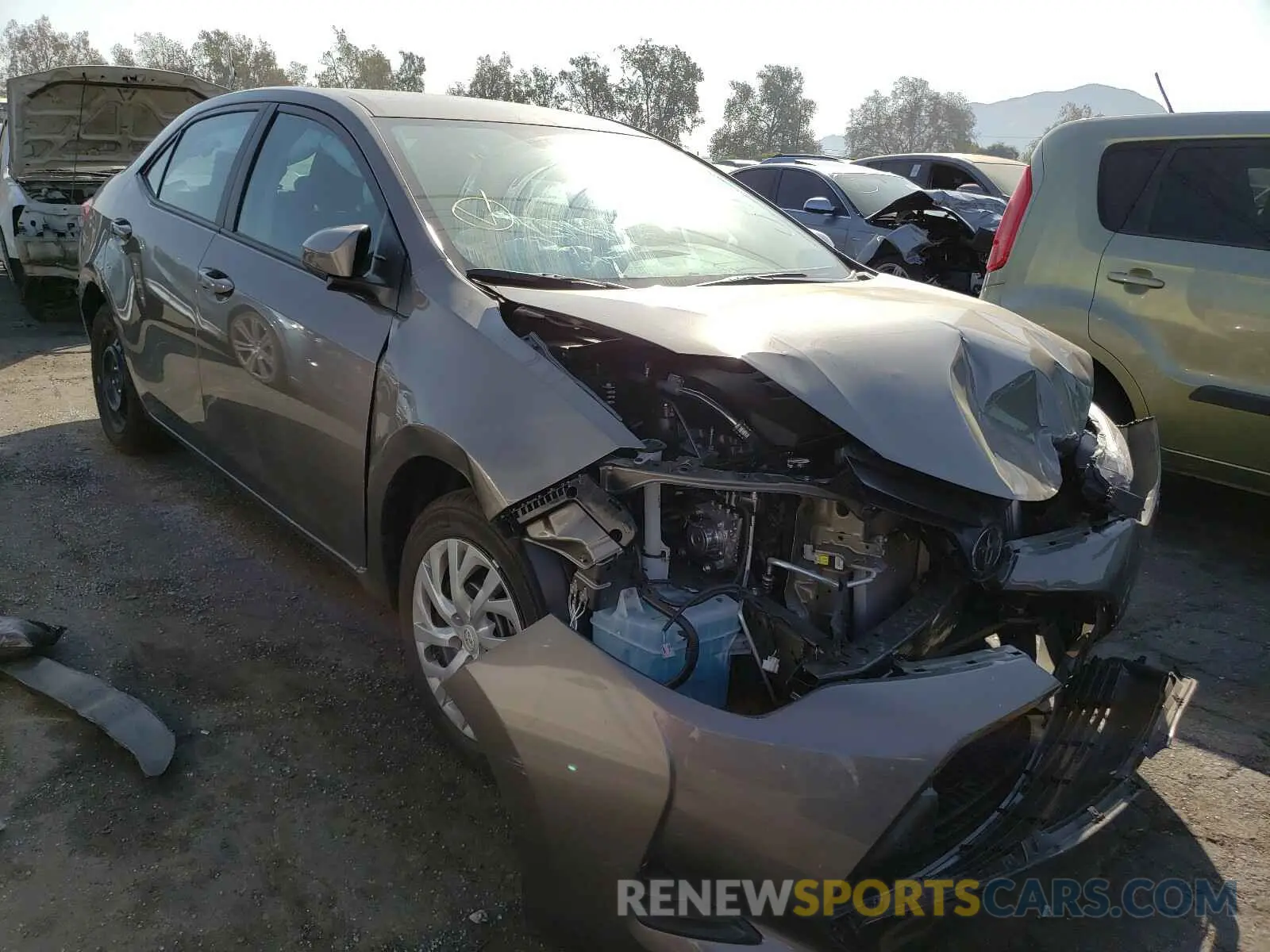 1 Photograph of a damaged car 5YFBURHE0KP942737 TOYOTA COROLLA 2019