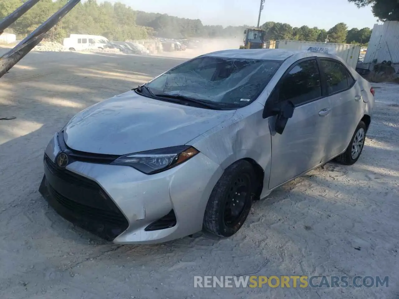 2 Photograph of a damaged car 5YFBURHE0KP944553 TOYOTA COROLLA 2019