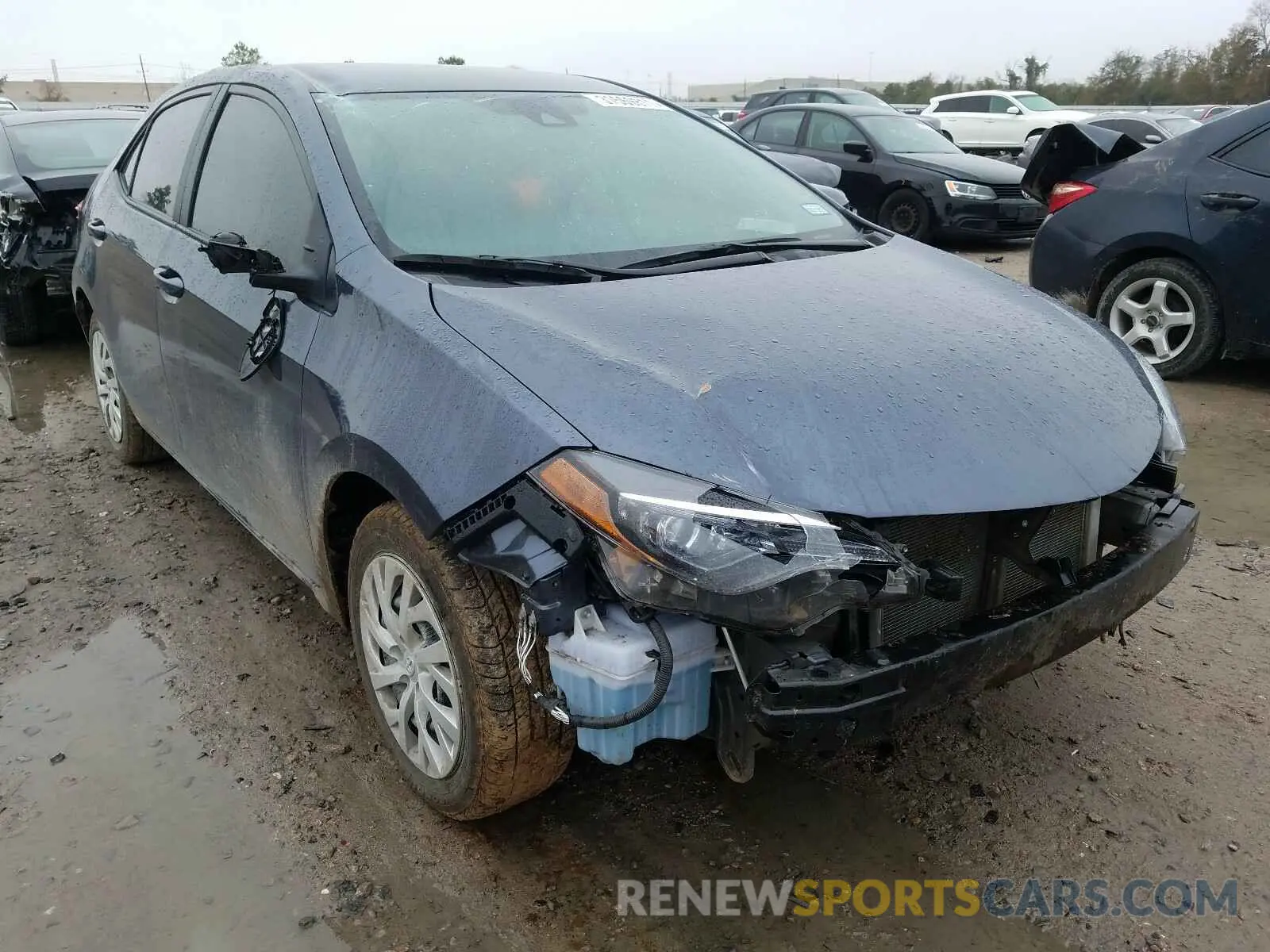 1 Photograph of a damaged car 5YFBURHE0KP945430 TOYOTA COROLLA 2019