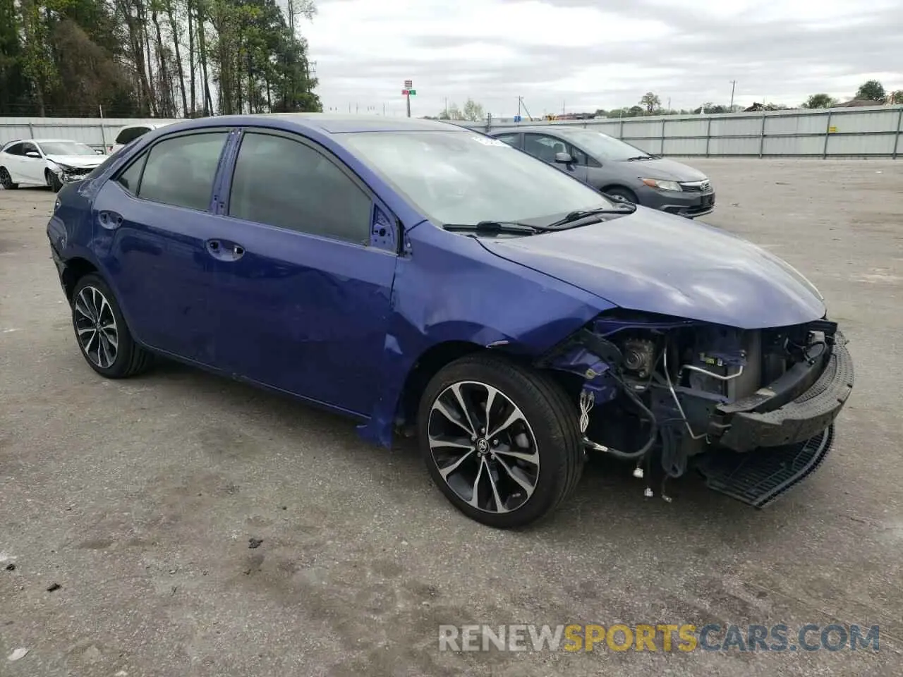 4 Фотография поврежденного автомобиля 5YFBURHE0KP946464 TOYOTA COROLLA 2019