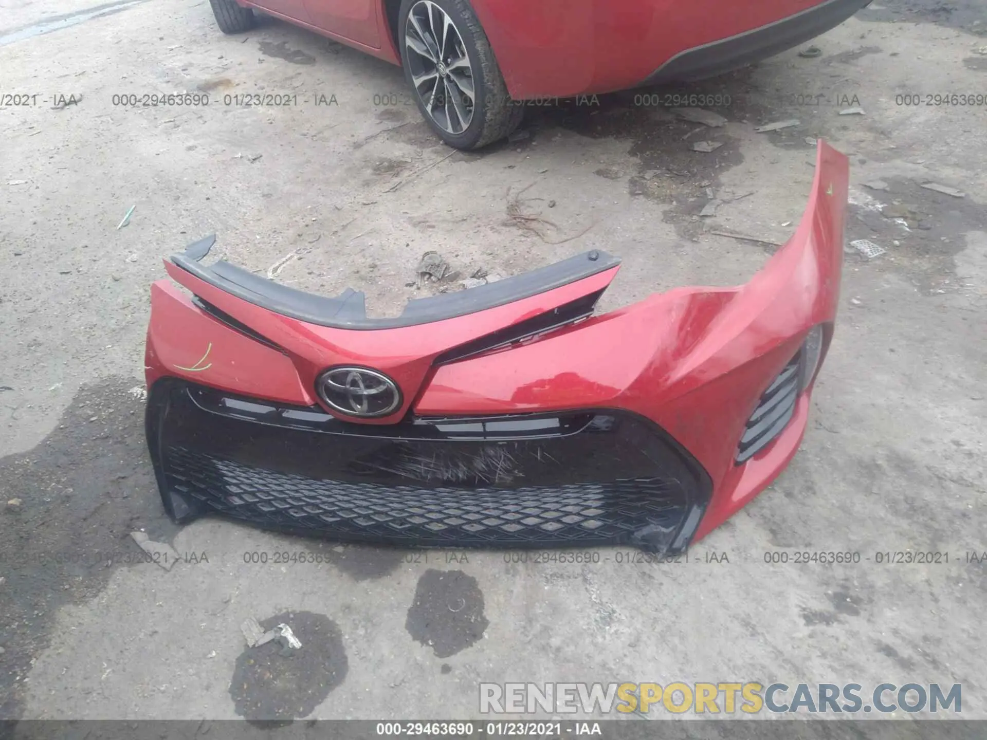 12 Photograph of a damaged car 5YFBURHE1KP858877 TOYOTA COROLLA 2019
