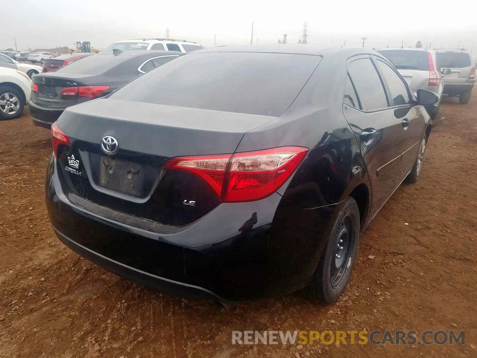 4 Photograph of a damaged car 5YFBURHE1KP861035 TOYOTA COROLLA 2019