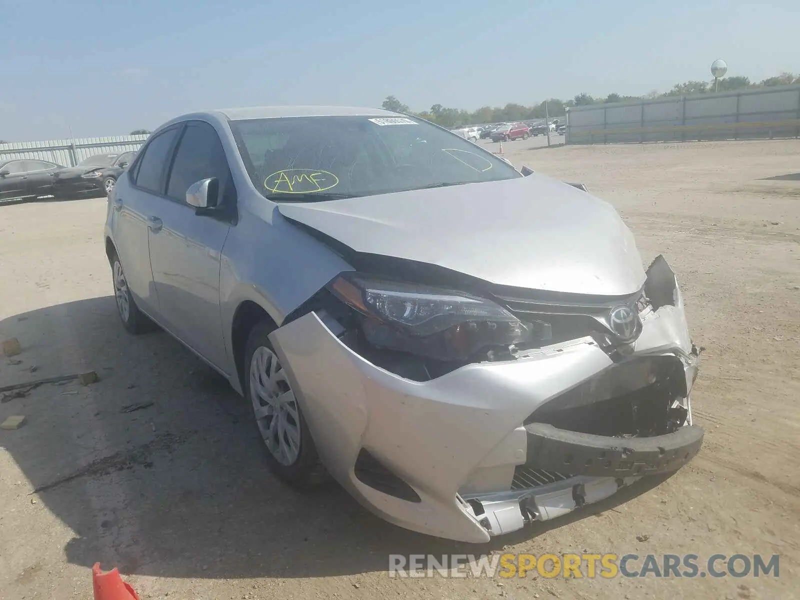 1 Photograph of a damaged car 5YFBURHE1KP861147 TOYOTA COROLLA 2019