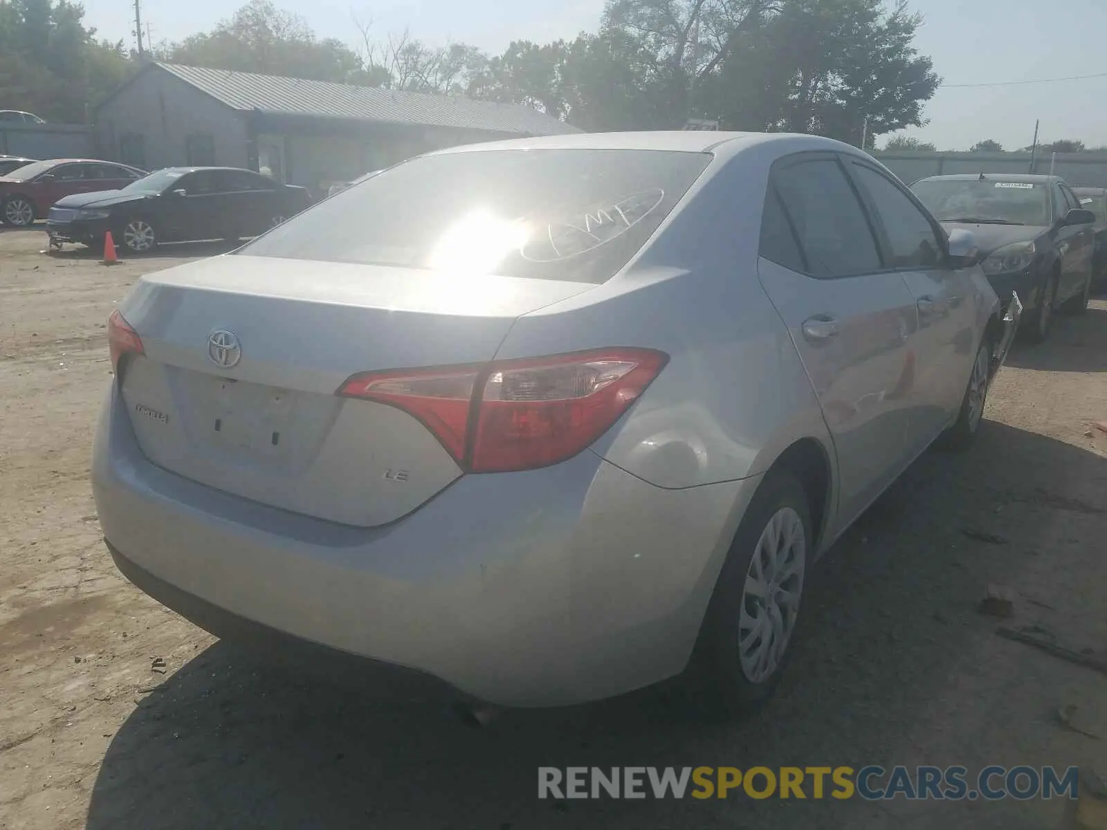 4 Photograph of a damaged car 5YFBURHE1KP861147 TOYOTA COROLLA 2019
