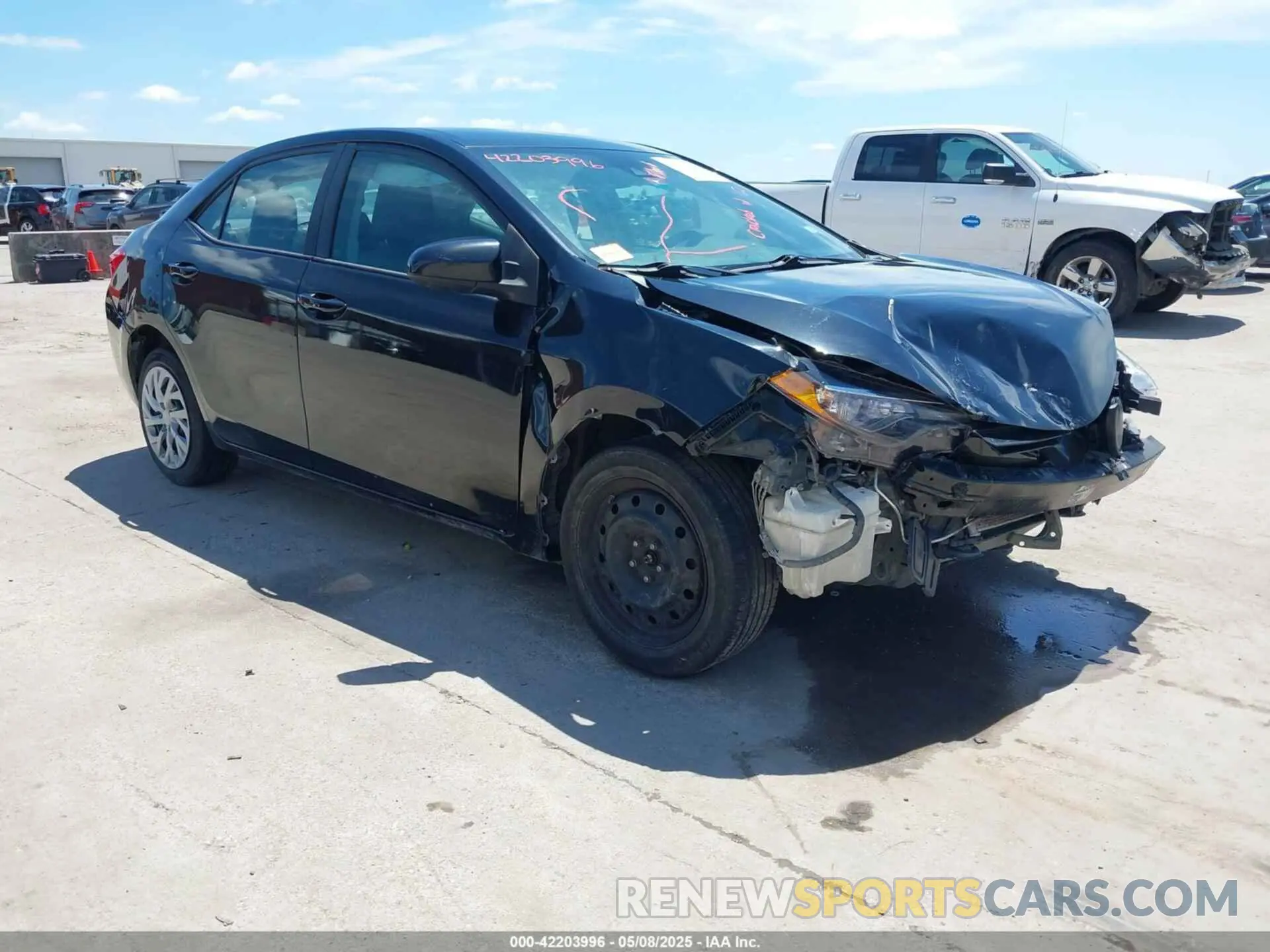 1 Фотография поврежденного автомобиля 5YFBURHE1KP862976 TOYOTA COROLLA 2019