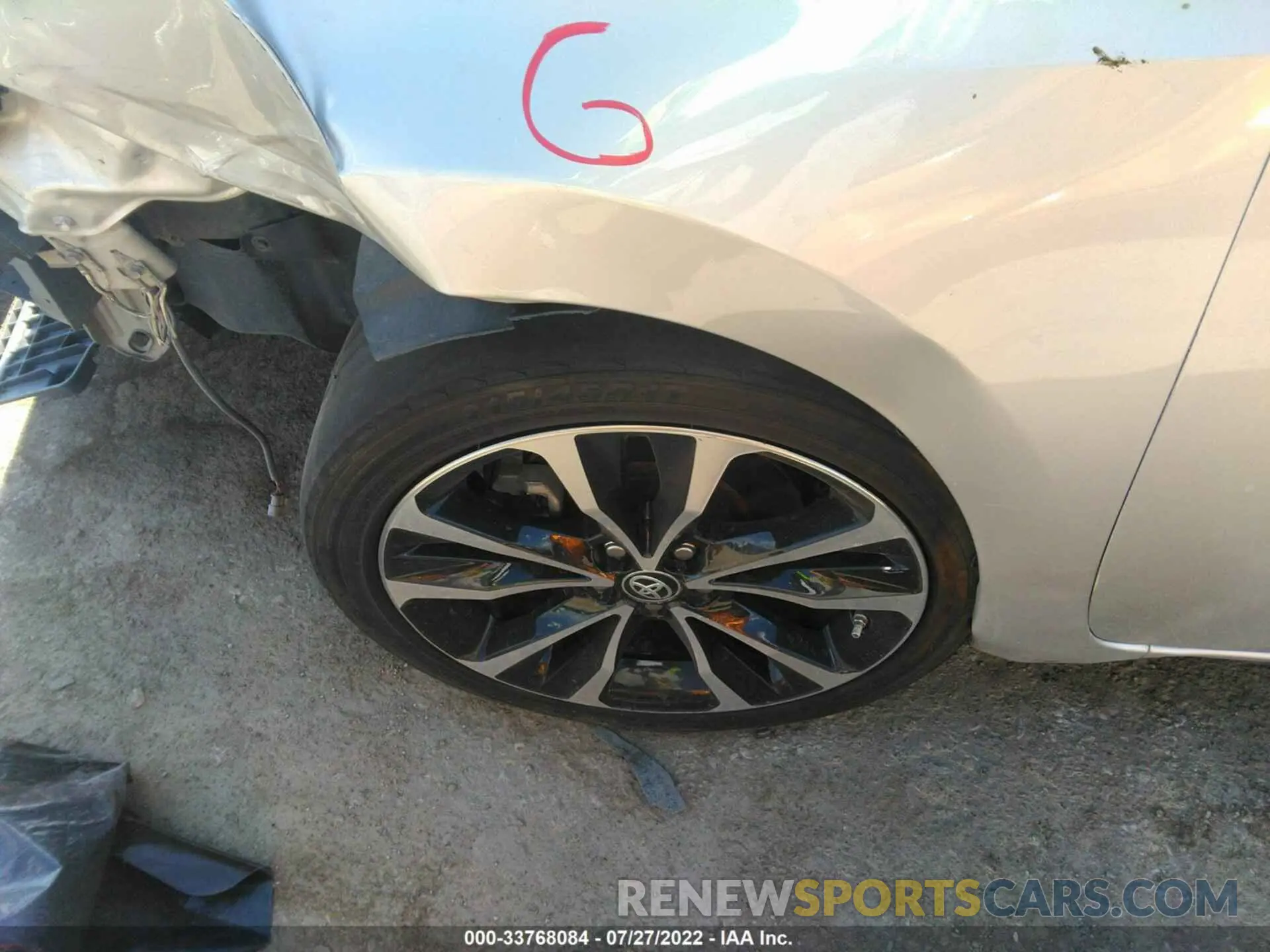 13 Фотография поврежденного автомобиля 5YFBURHE1KP866154 TOYOTA COROLLA 2019
