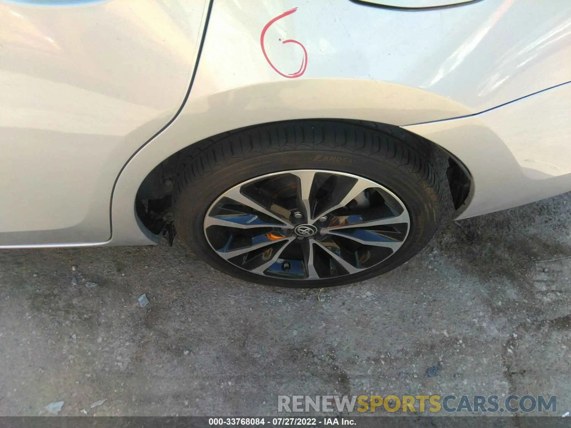 14 Фотография поврежденного автомобиля 5YFBURHE1KP866154 TOYOTA COROLLA 2019