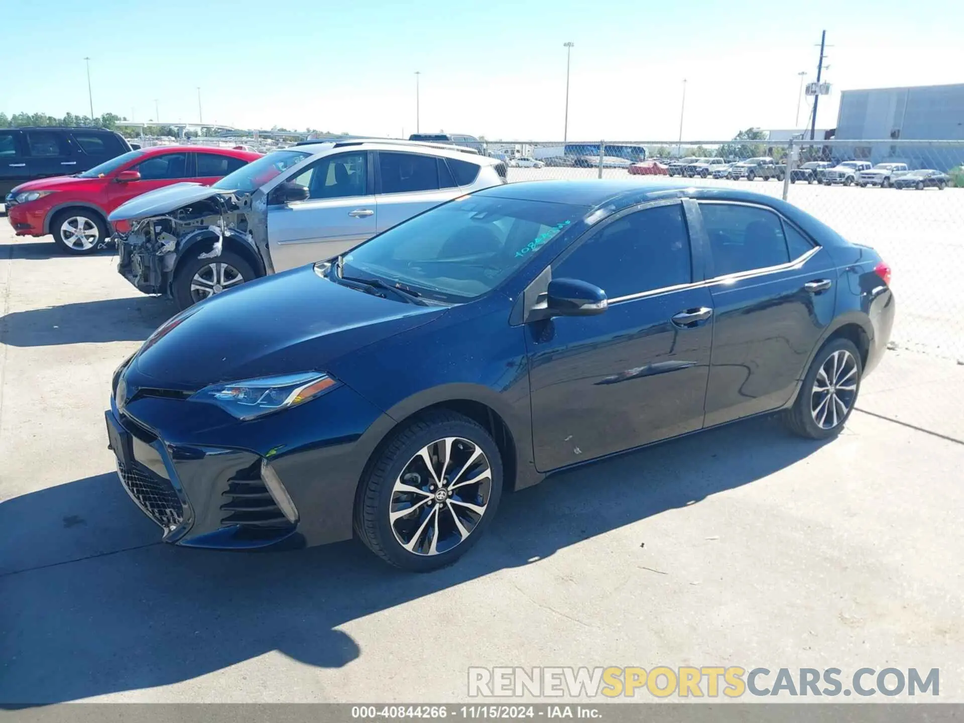 2 Photograph of a damaged car 5YFBURHE1KP869104 TOYOTA COROLLA 2019