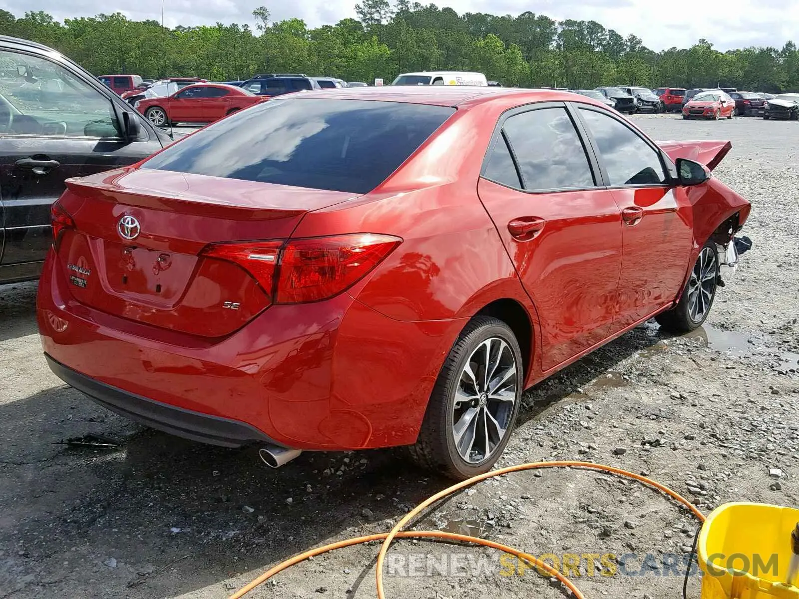 4 Photograph of a damaged car 5YFBURHE1KP869216 TOYOTA COROLLA 2019