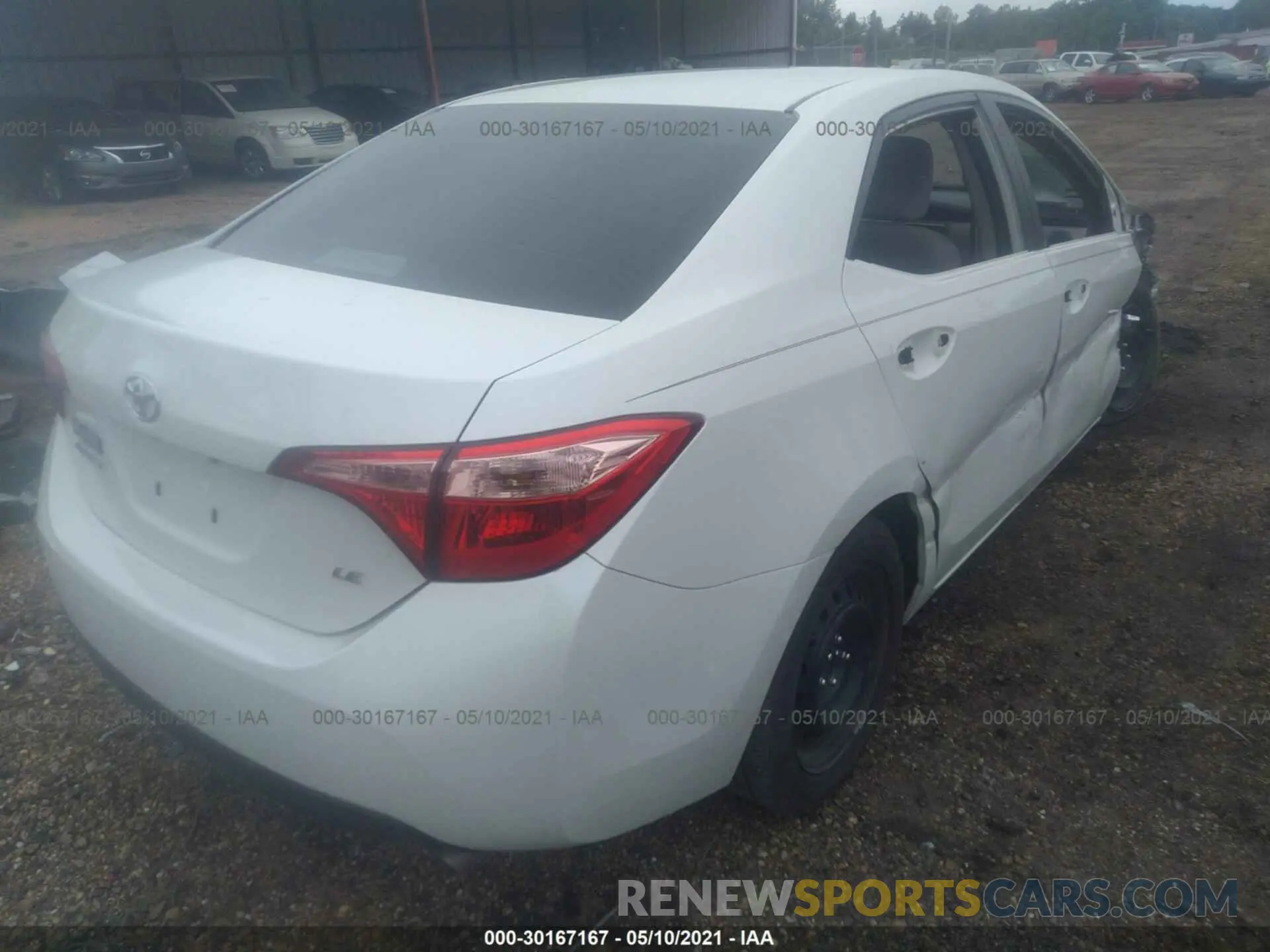 4 Photograph of a damaged car 5YFBURHE1KP872021 TOYOTA COROLLA 2019