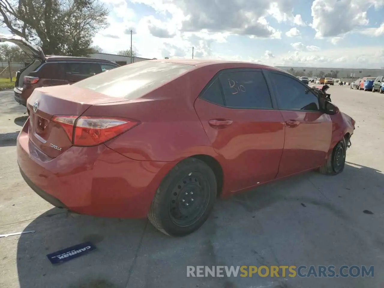 3 Photograph of a damaged car 5YFBURHE1KP872052 TOYOTA COROLLA 2019