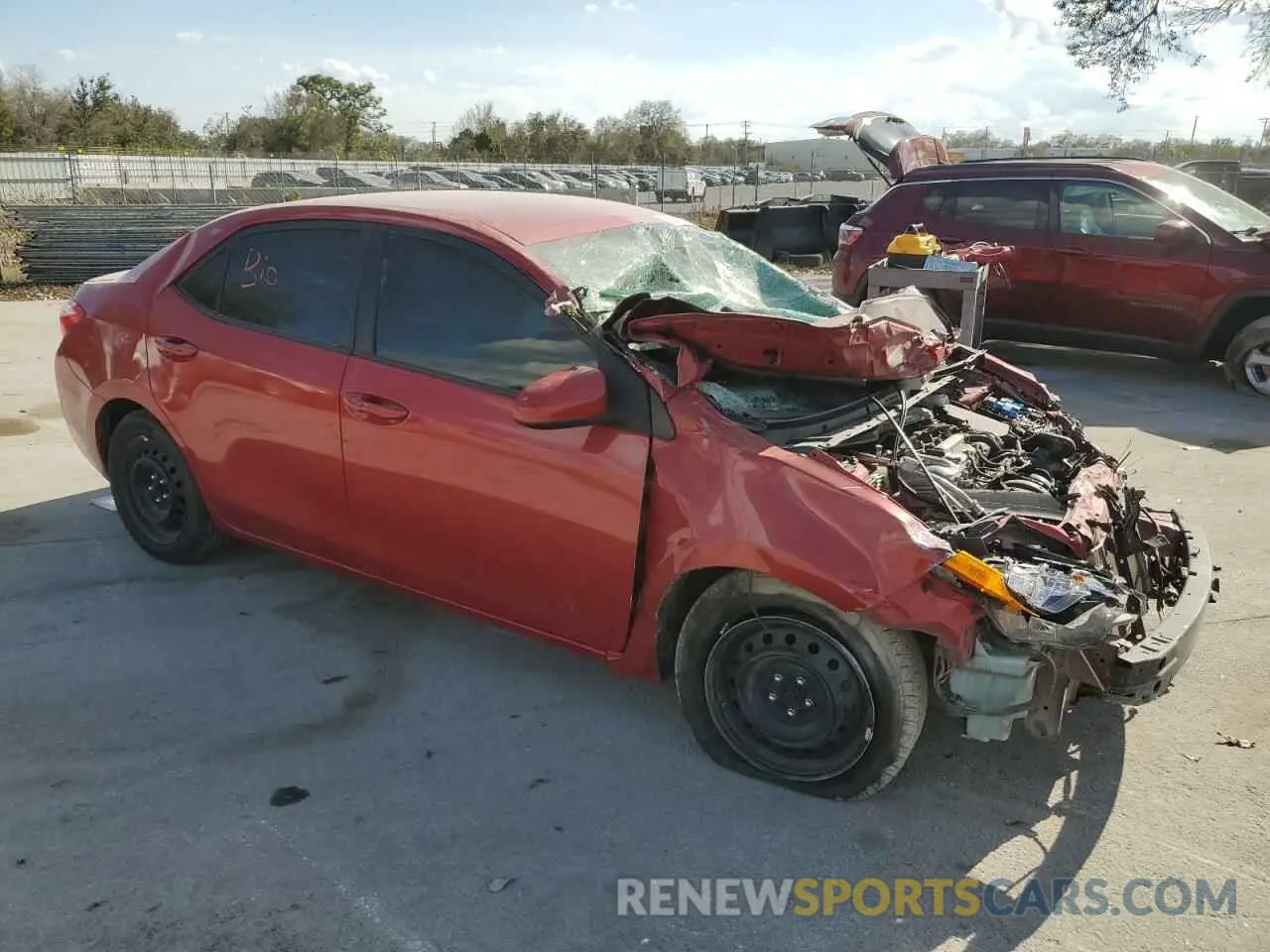 4 Photograph of a damaged car 5YFBURHE1KP872052 TOYOTA COROLLA 2019