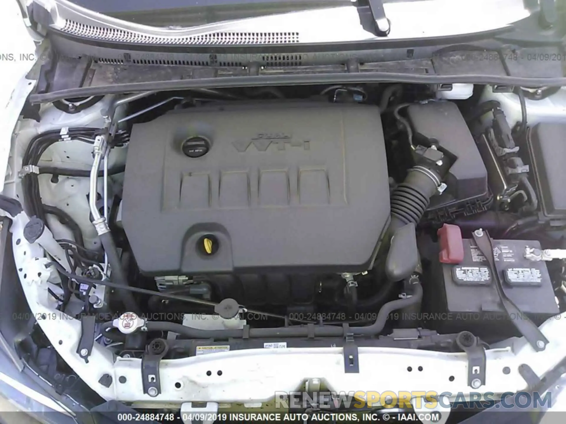10 Photograph of a damaged car 5YFBURHE1KP872875 TOYOTA COROLLA 2019