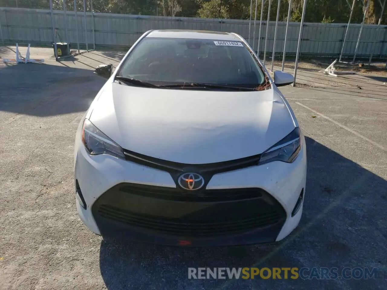 5 Photograph of a damaged car 5YFBURHE1KP875016 TOYOTA COROLLA 2019