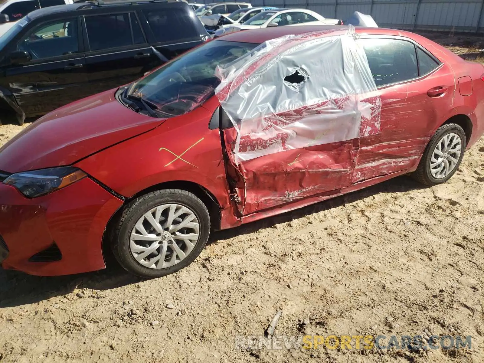 9 Photograph of a damaged car 5YFBURHE1KP875470 TOYOTA COROLLA 2019