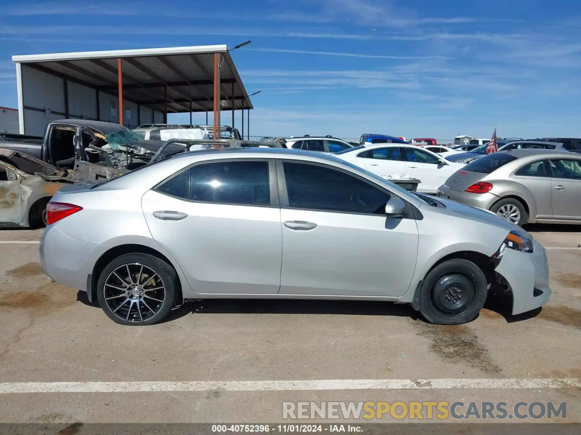 13 Photograph of a damaged car 5YFBURHE1KP876330 TOYOTA COROLLA 2019