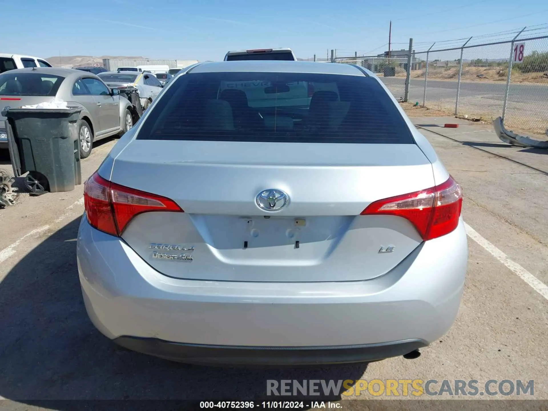16 Photograph of a damaged car 5YFBURHE1KP876330 TOYOTA COROLLA 2019
