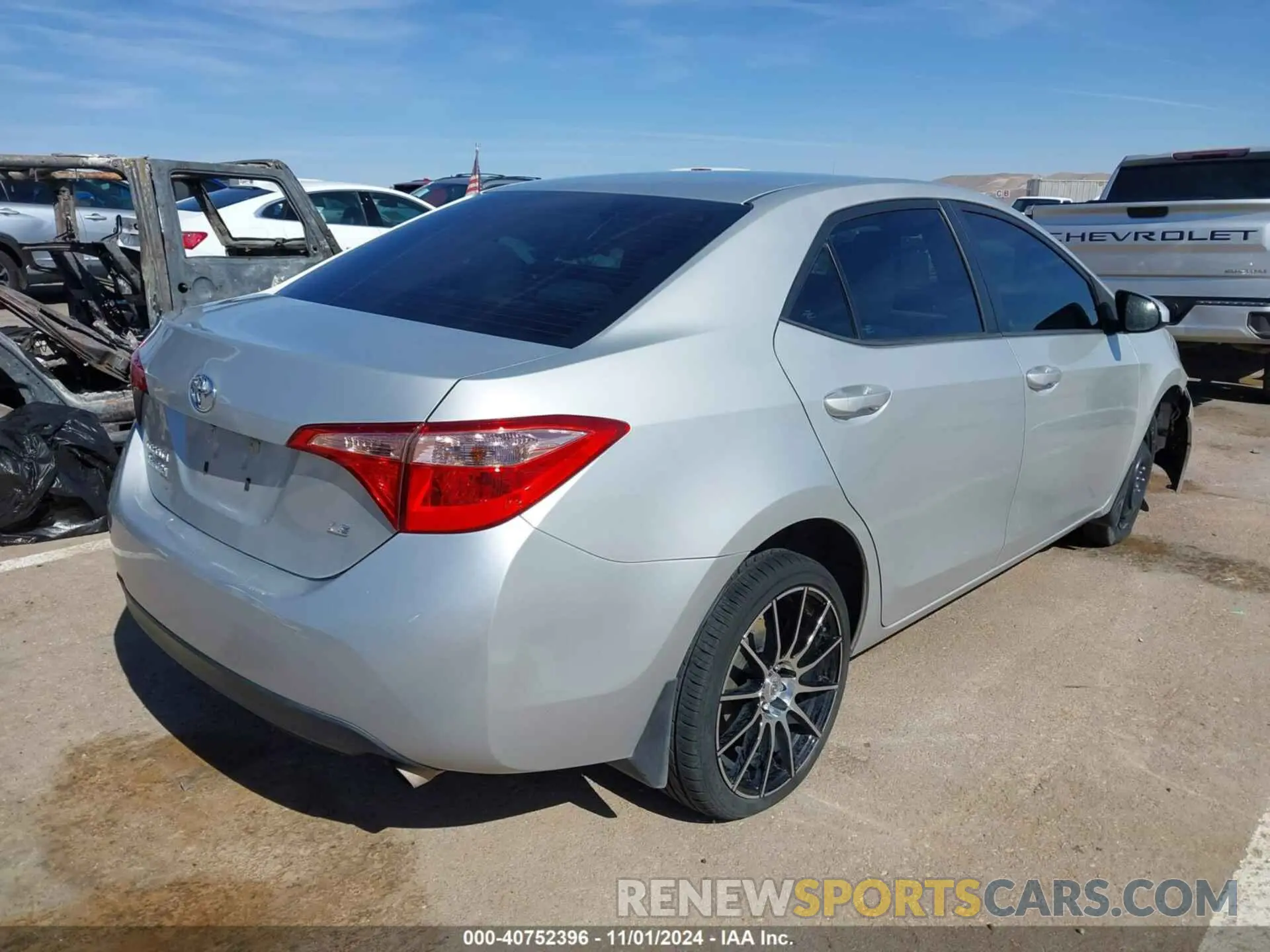 4 Photograph of a damaged car 5YFBURHE1KP876330 TOYOTA COROLLA 2019