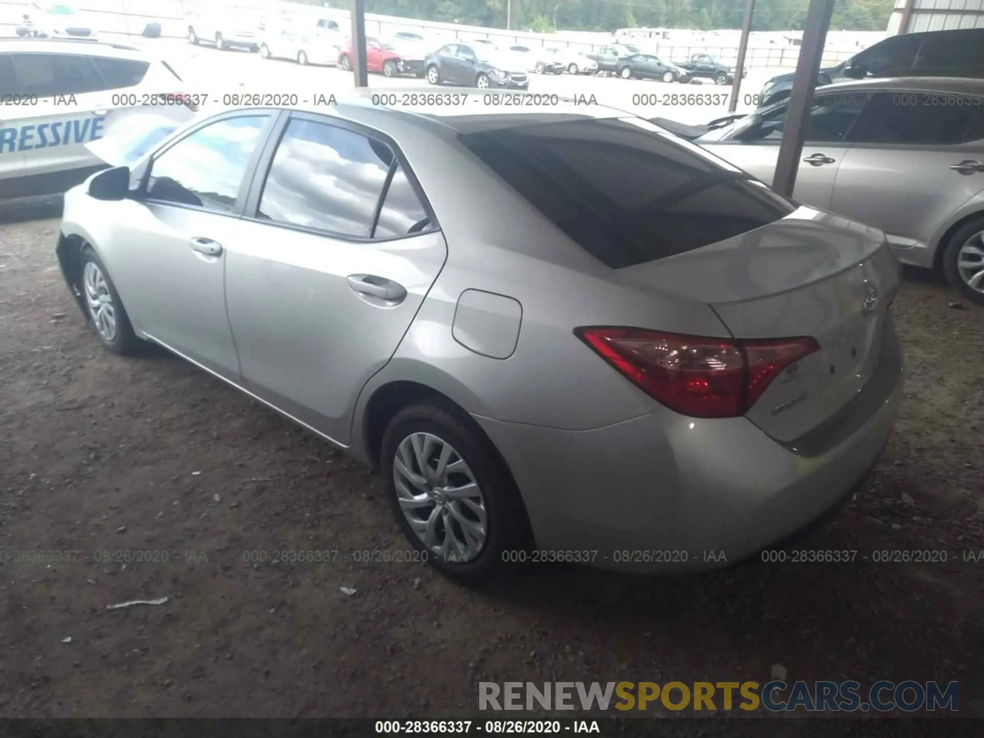 3 Photograph of a damaged car 5YFBURHE1KP878725 TOYOTA COROLLA 2019